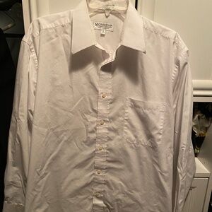 Givenchy‎ Monsieur VTG Mens Size 16 White Button Down